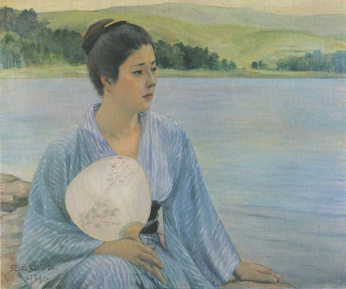 Lakeside (1890) – Fujishima Takeji Tablo