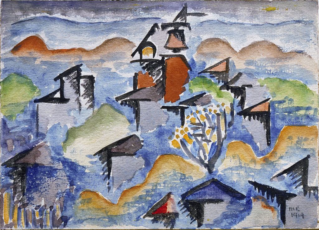 Landscape (1914) – Man Ray Tablo
