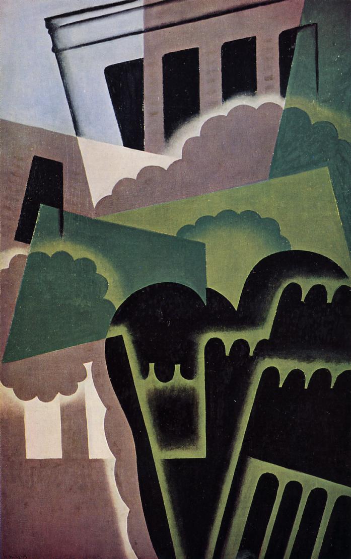 Landscape (1917) - Juan Gris Tablo