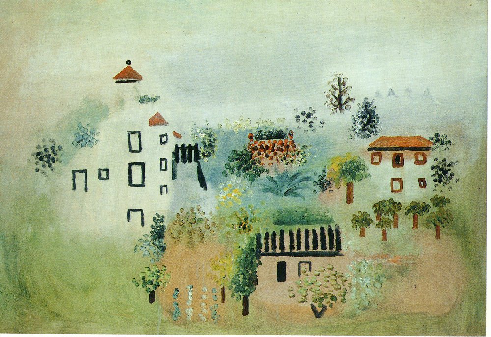 Landscape (1928) - Pablo Picasso Tablo