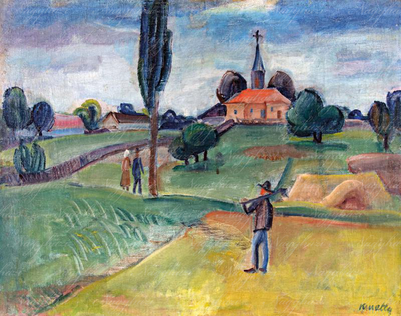 Landscape (1930) - Kmetty János Tablo
