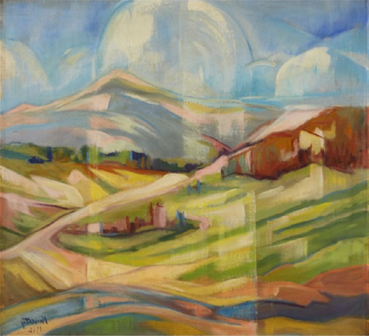 Landscape (1932) - Kmetty János Tablo