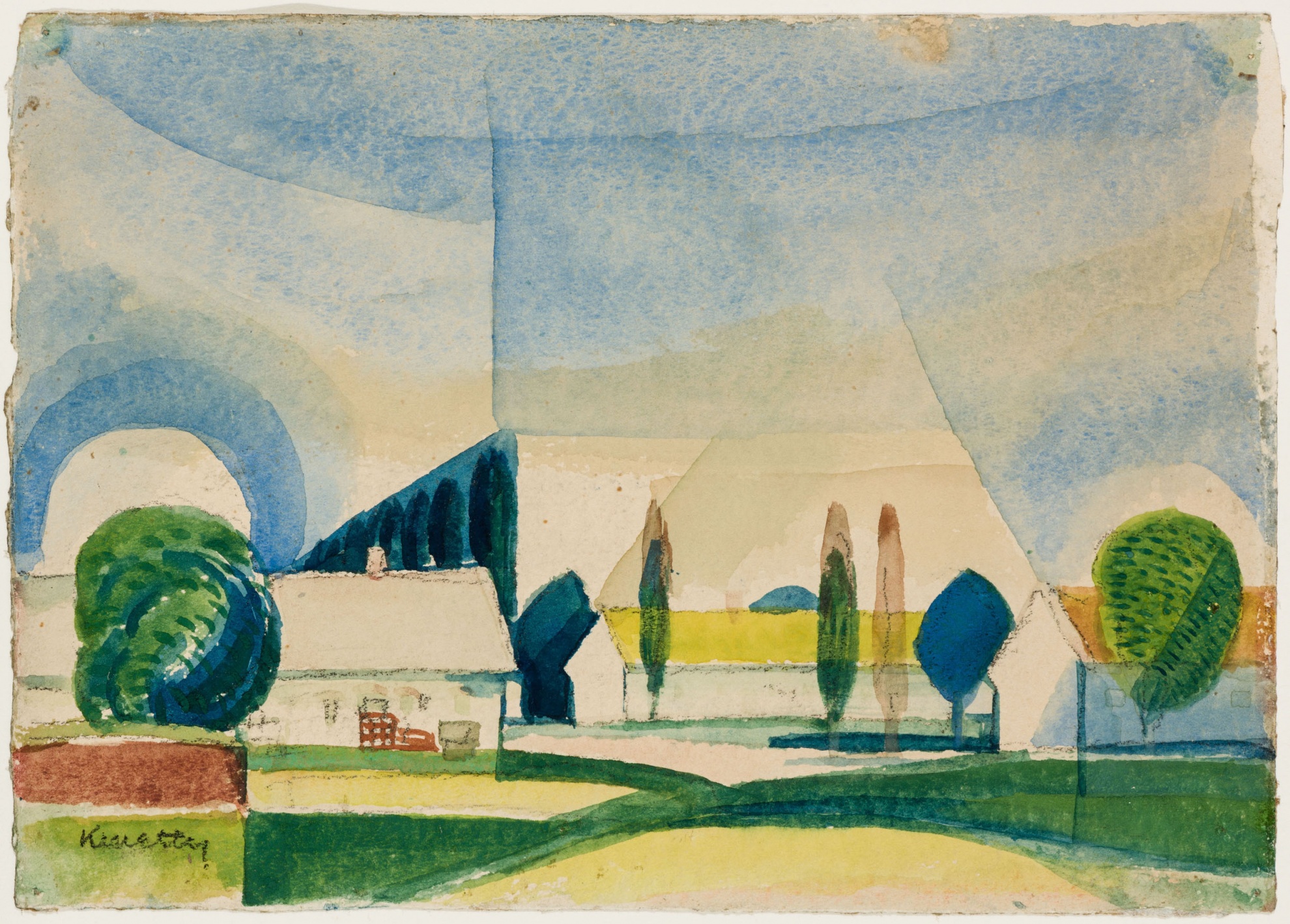 Landscape (1940) - Kmetty János Tablo