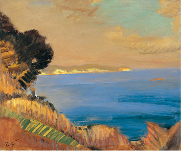 Landscape – Fujishima Takeji Tablo