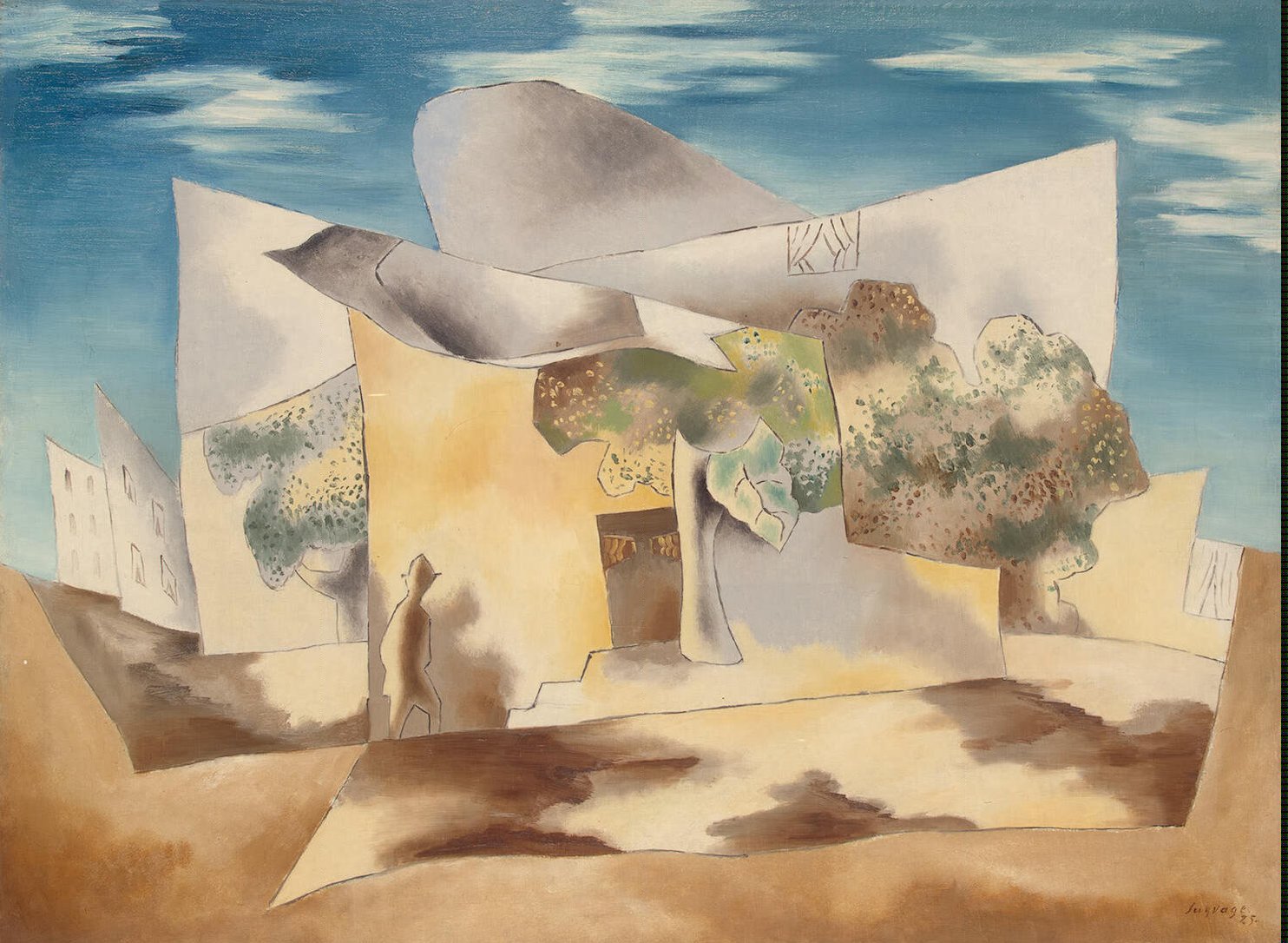 Landscape - Léopold Survage Tablo