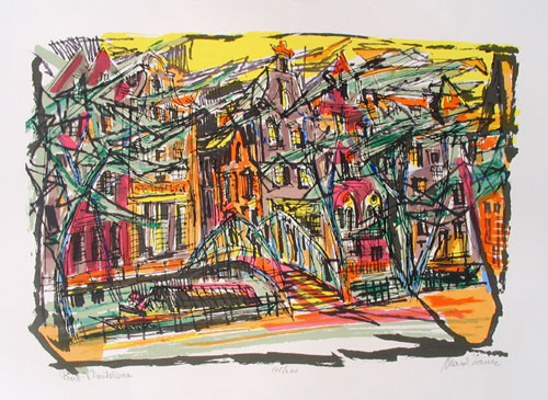 Landscape – Marcel Janco Tablo