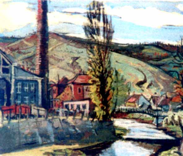 Landscape Resita (1942) - M. H. Maxy Tablo