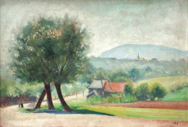 Landscape - Wojciech Weiss Tablo