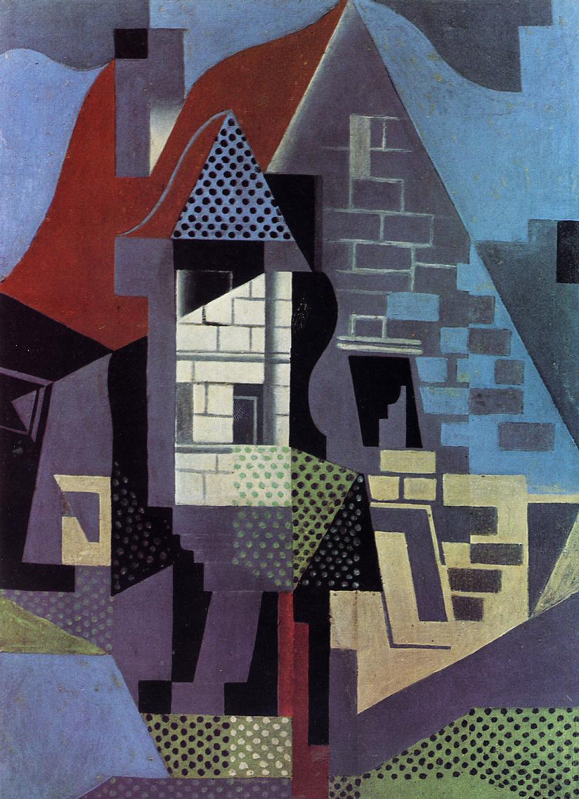 Landscape at Beaulieu (1918) - Juan Gris Tablo