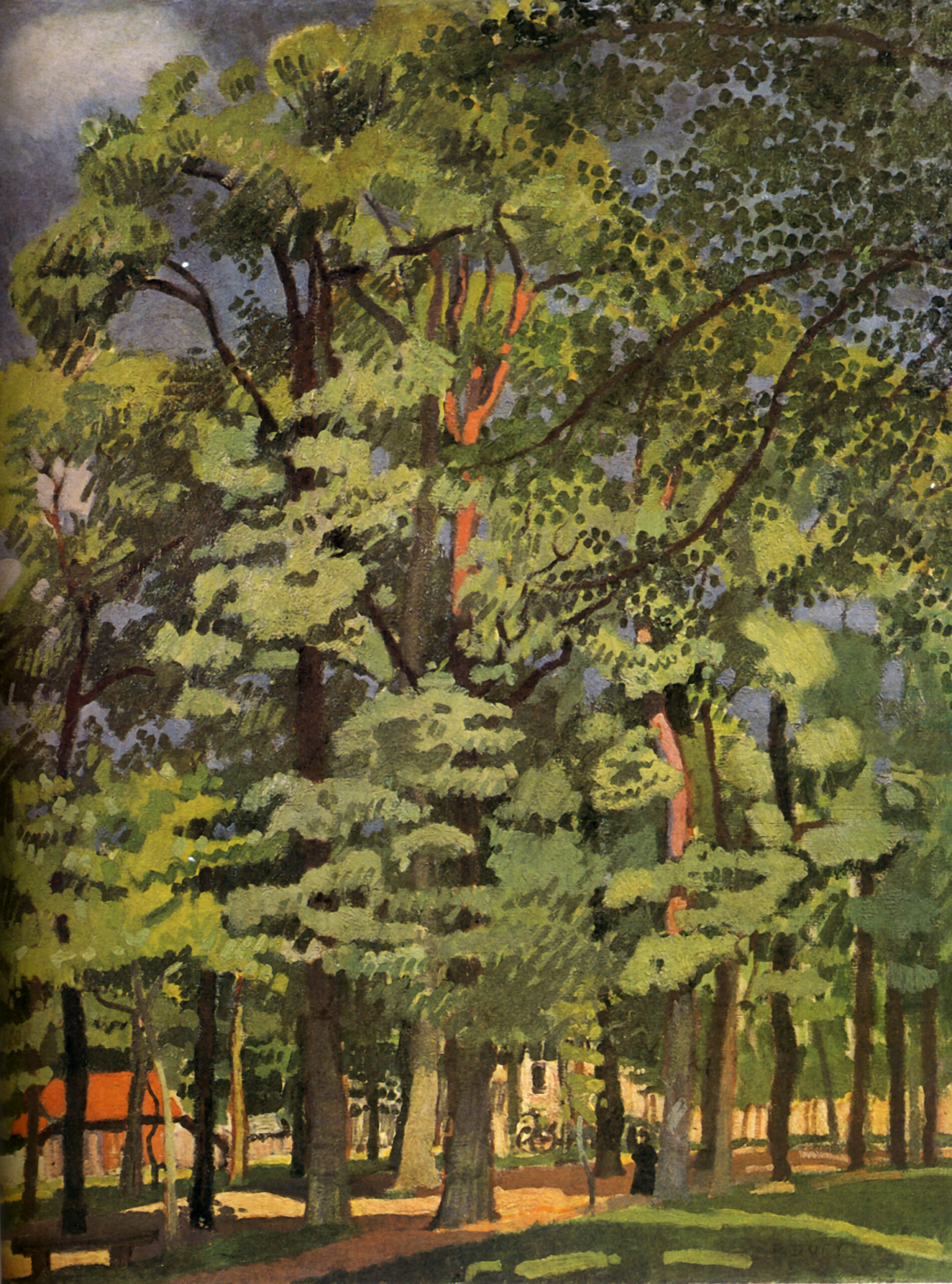 Landscape in Falaise (1902) - Raoul Dufy Tablo