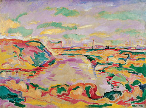 Landscape near Antwerp (1906) - Georges Braque Tablo