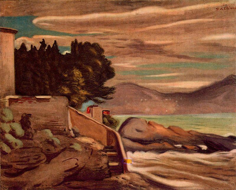 Landscape near Genova (1933) – Giorgio de Chirico Tablo