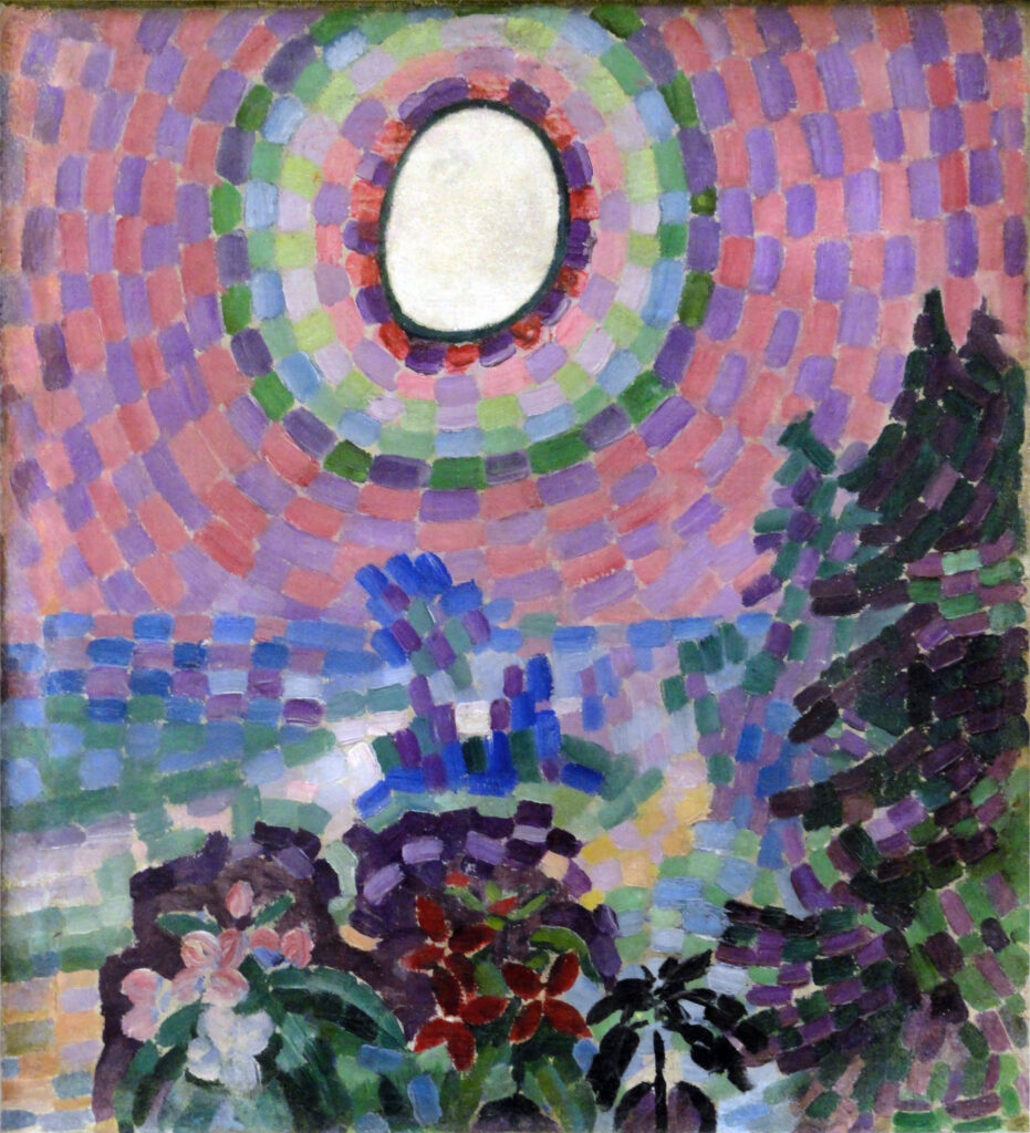 Landscape with Disc (1906) - Robert Delaunay Tablo