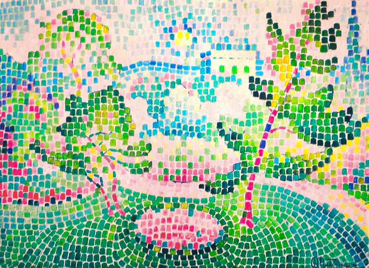 Landscape with Fountain (1907) - Jean Metzinger Tablo