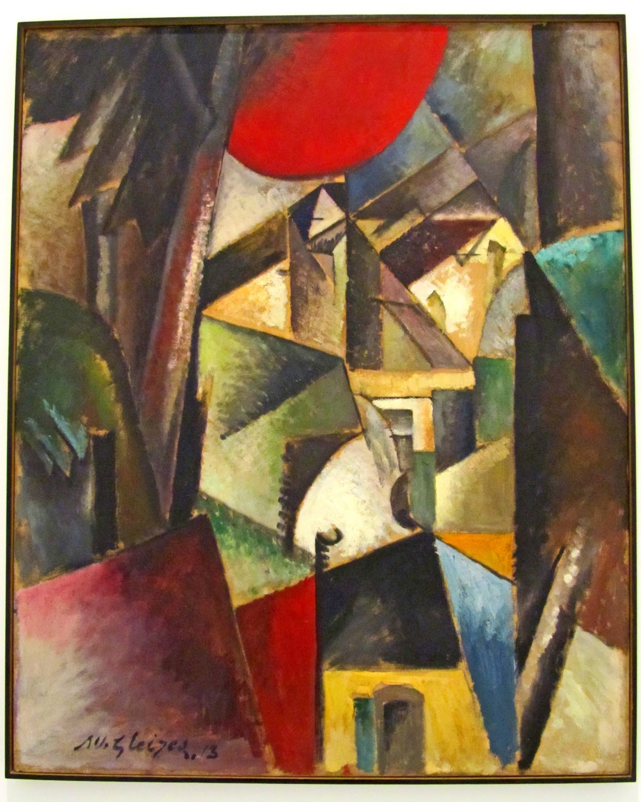 Landscape with Mill - Albert Gleizes Tablo