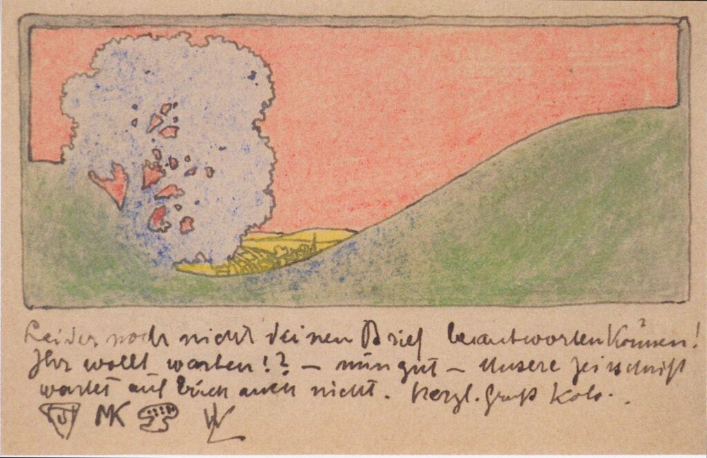 Landscape with Tree (1896) – Koloman Moser Tablo