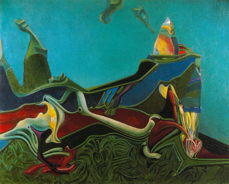 Landscape with Wheatgerm (1936) – Max Ernst Tablo