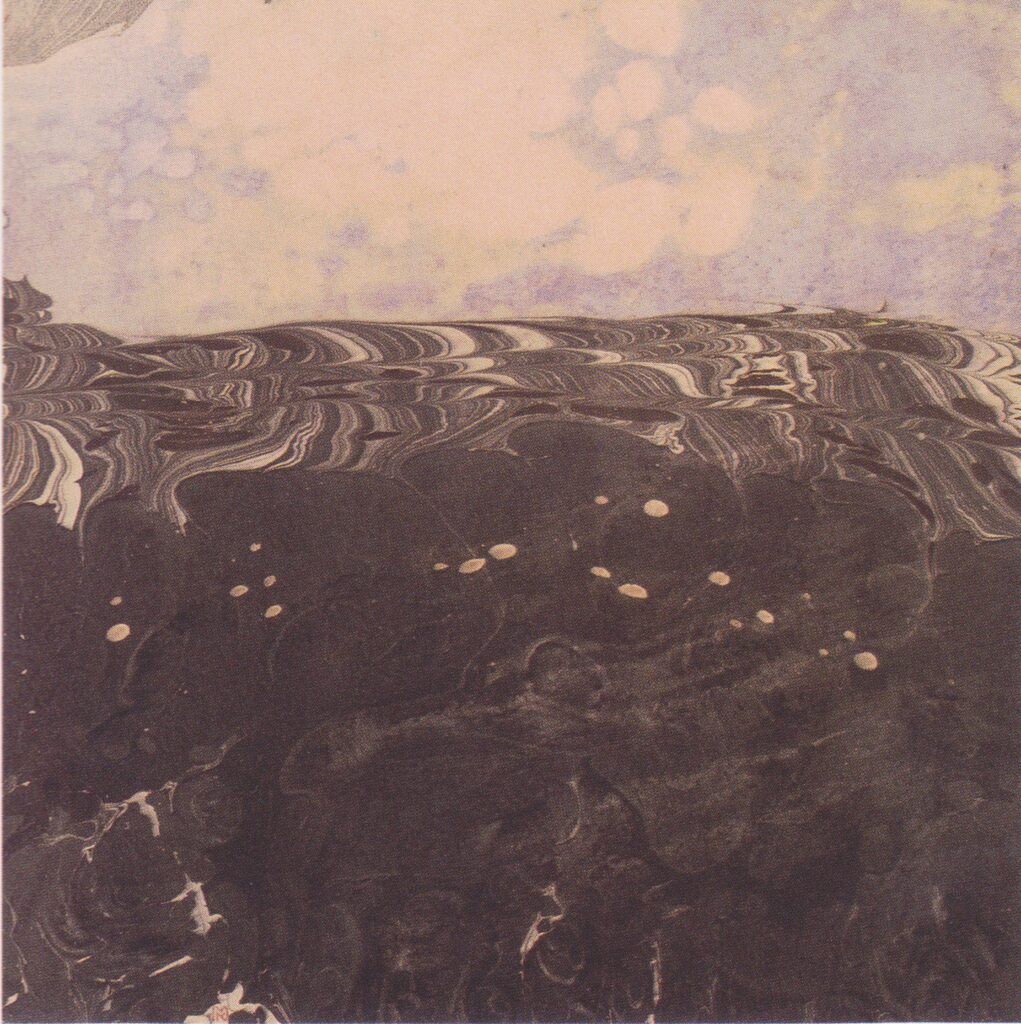 Landscape with cloudy sky (1904) - Koloman Moser Tablo