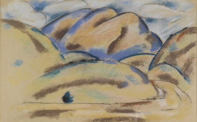 Landscape, New Mexico (1920) - Marsden Hartley Tablo