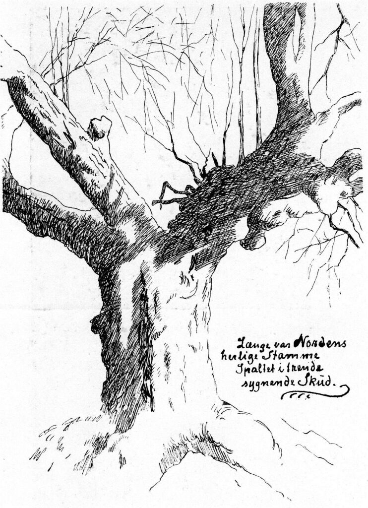 Lange Var Nordens Herlige Stamme - Theodor Severin Kittelsen Tablo