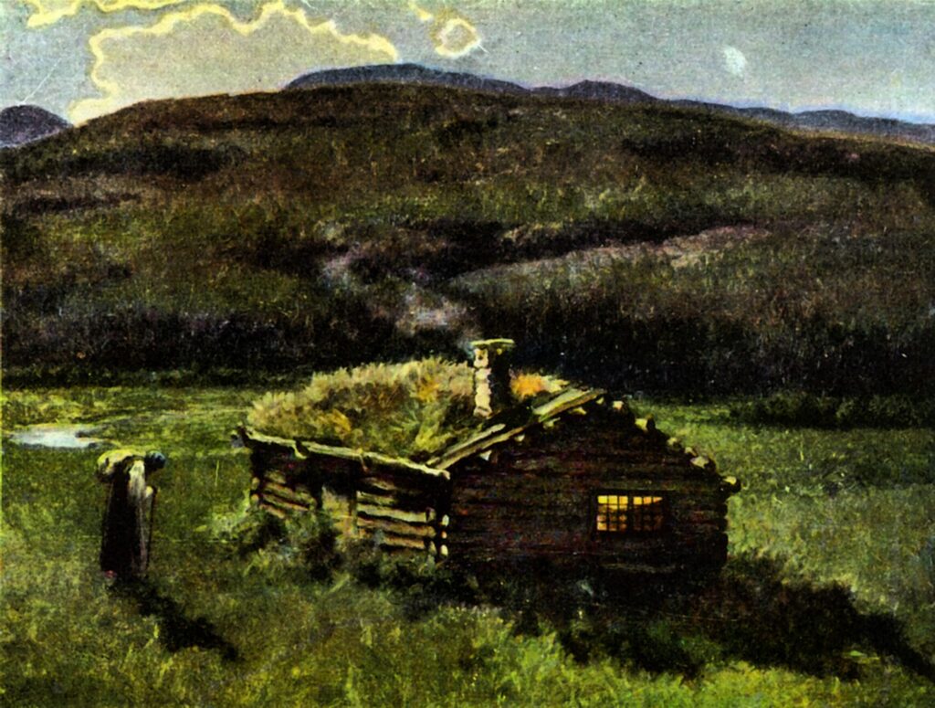 Langebrata - Theodor Severin Kittelsen Tablo