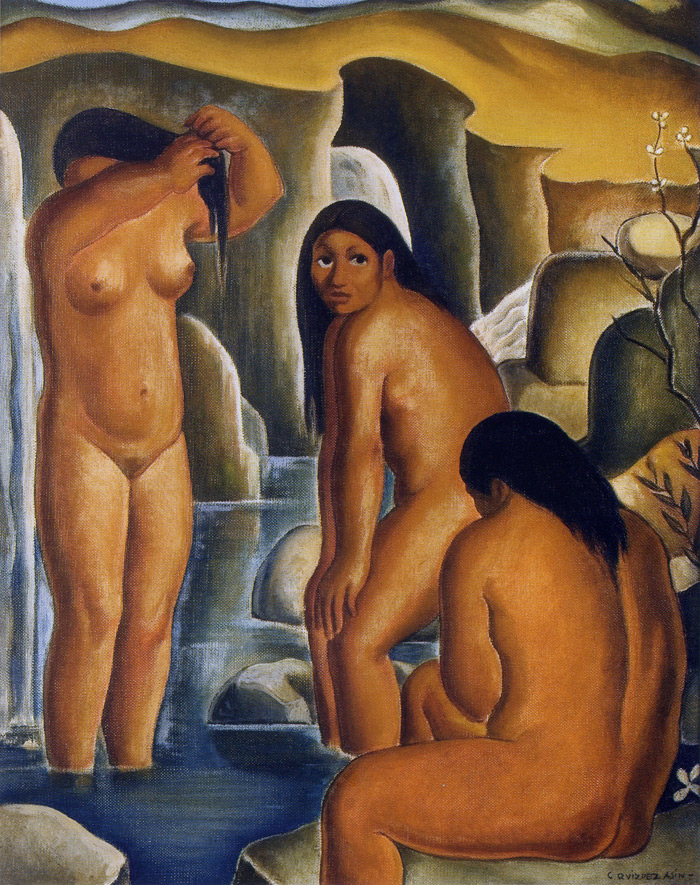Las Bañistas (1943) - Carlos Quizpez Asín Tablo
