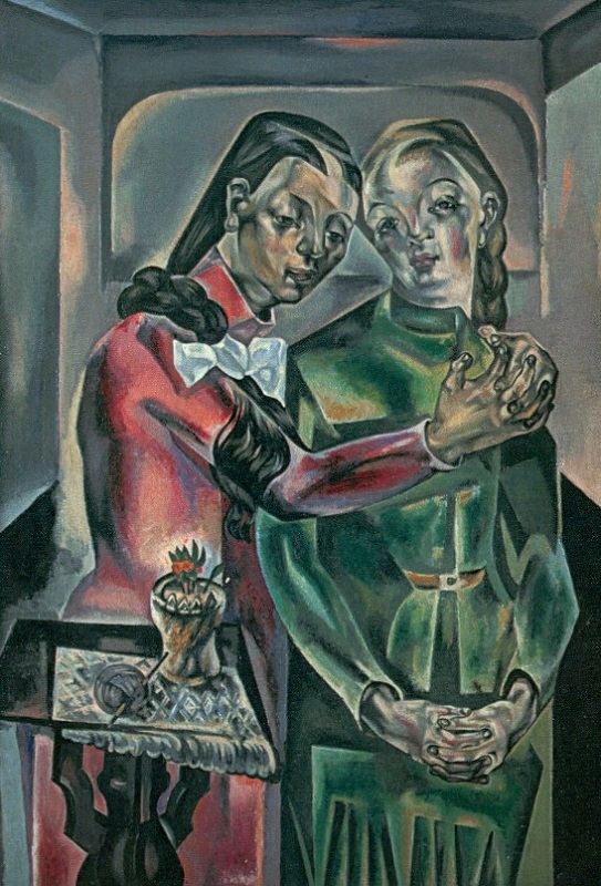 Las Dos Hermanas (1921) - María Blanchard Tablo