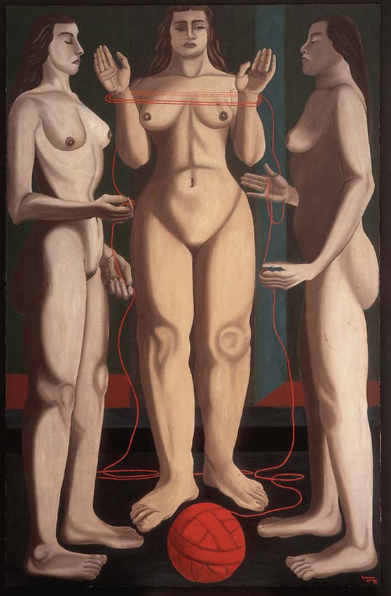 Las Tres Parcas (1936) – Manuel Rodríguez Lozano Tablo