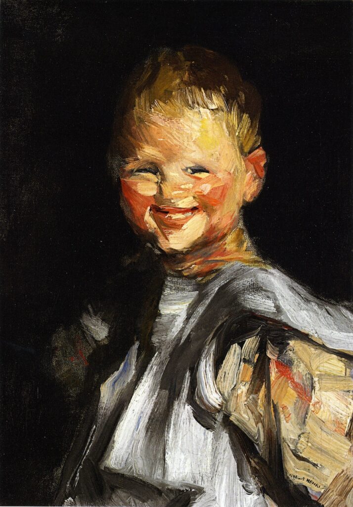 Laughing Child (1907) - Robert Henri Tablo