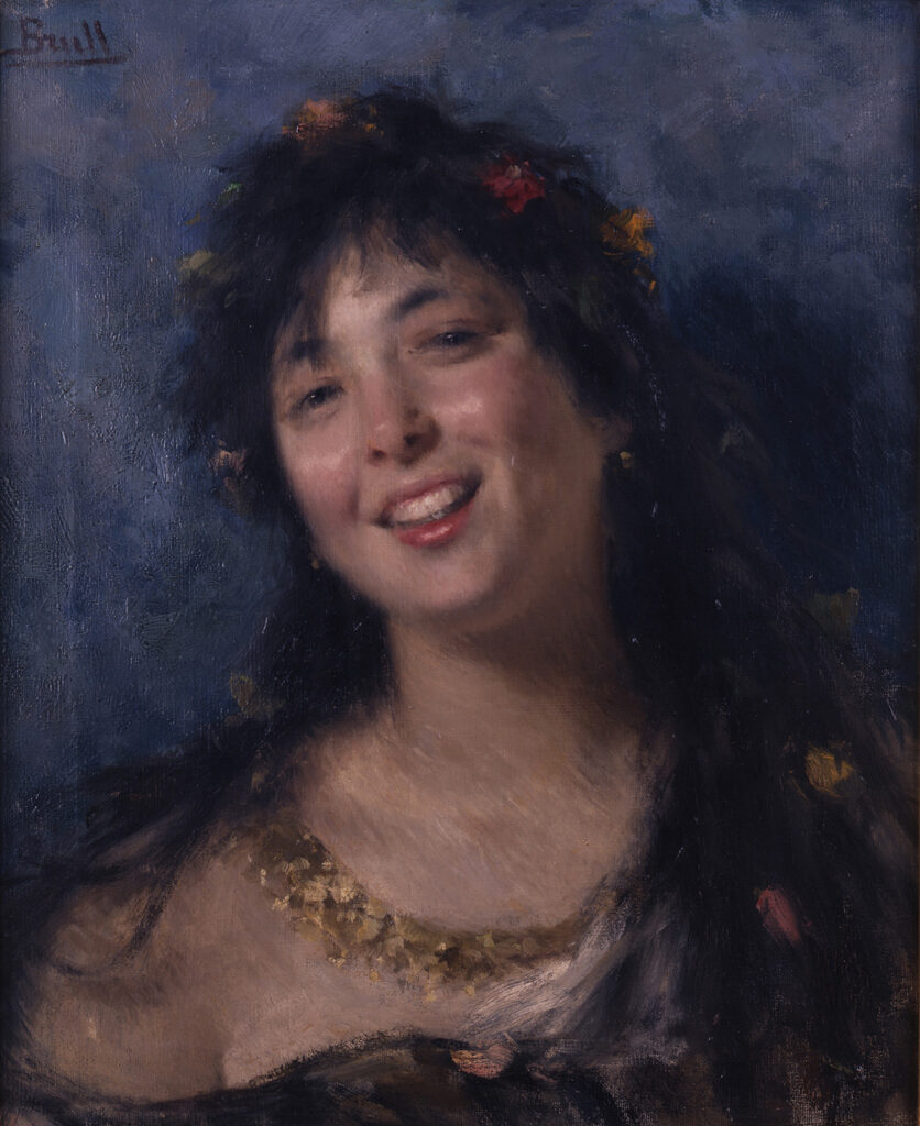 Laughter. Laughing woman (1904) - Joan Brull Tablo