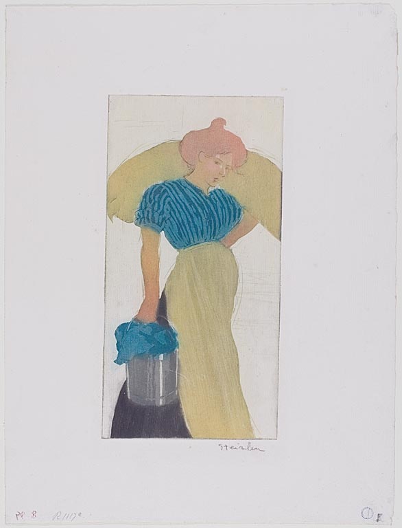Laundress (1898) – Théophile Steinlen Tablo