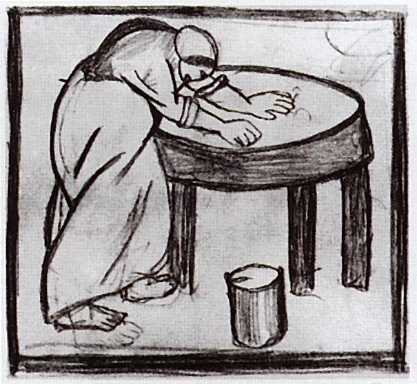 Laundress - Kazimir Malevich Tablo
