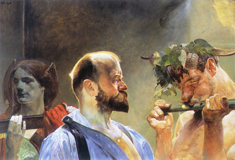 Law (1903) - Jacek Malczewski Tablo