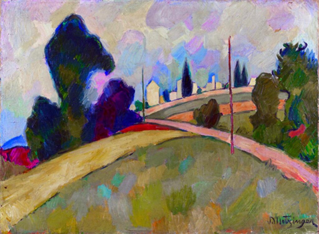Le Chemin a travers les champs (1904) - Jean Metzinger Tablo