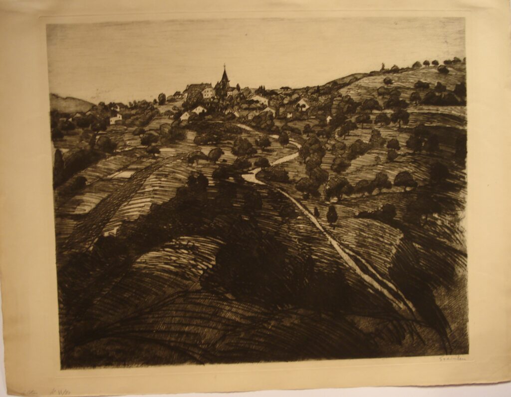 Le Coteau (1914) - Théophile Steinlen Tablo