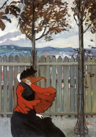 Le Coup de Vent (1895) – Théophile Steinlen Tablo