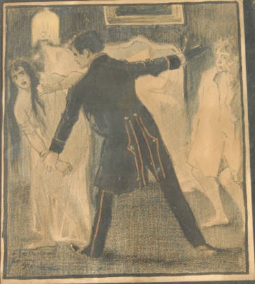 Le Fils inscribed to Sainte Croix – Théophile Steinlen Tablo