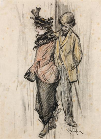 Le Flaneur Parisien – Théophile Steinlen Tablo