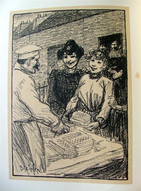 Le Marchand de Gaufres (1907) – Théophile Steinlen Tablo