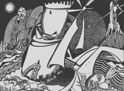 Le Moulin (1912) - Amadeo de Souza-Cardoso Tablo