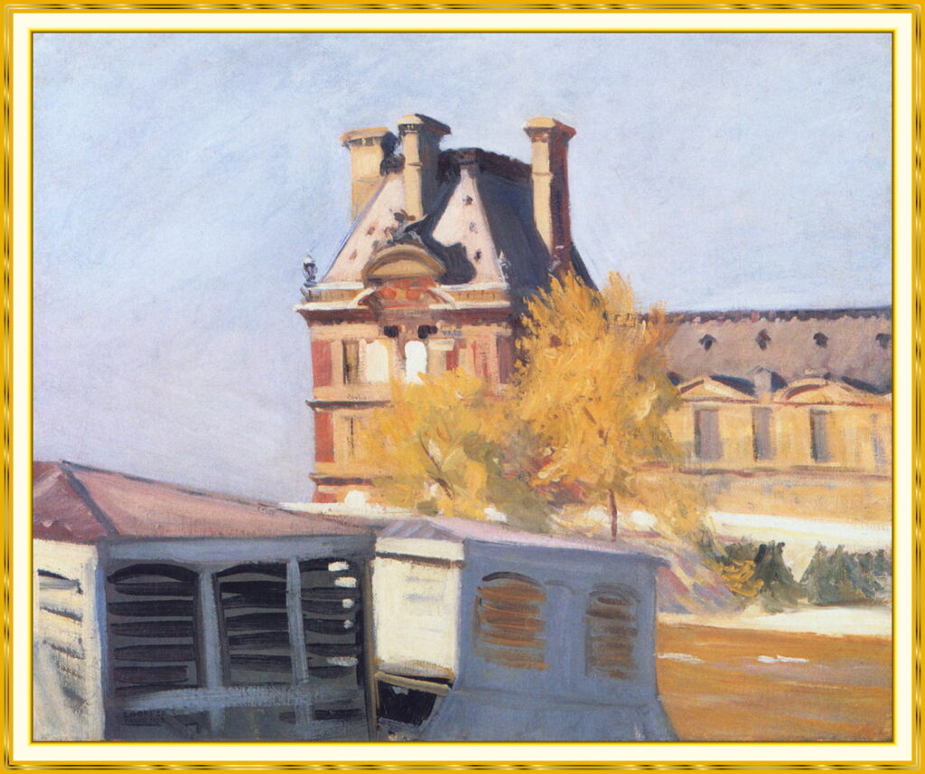 Le Pavillon de Flore (1909) - Edward Hopper Tablo