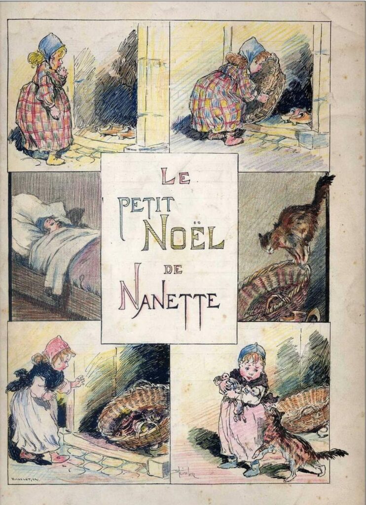 Le Petit Noel de Nanette - Théophile Steinlen Tablo