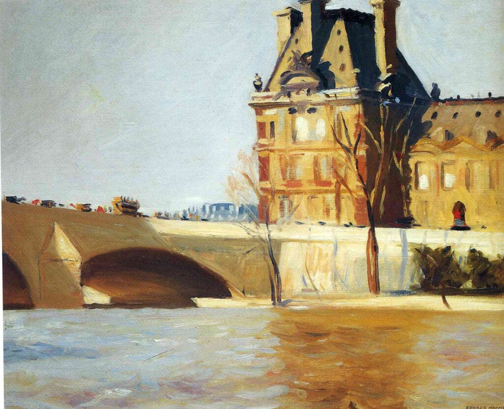Le Pont Royal (1909) - Edward Hopper Tablo