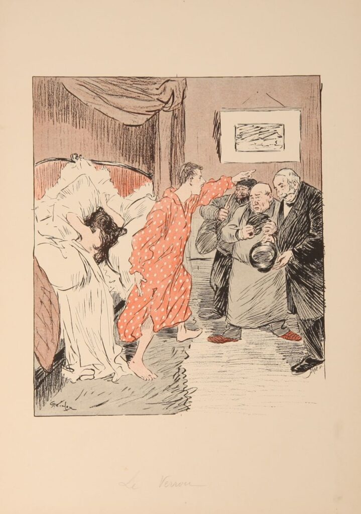 Le Verrou - Théophile Steinlen Tablo