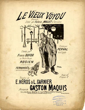 Le Vieux Voyou – Théophile Steinlen Tablo