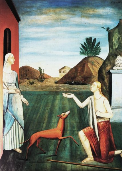 Le figlie di Loth (1919) – Carlo Carrà Tablo