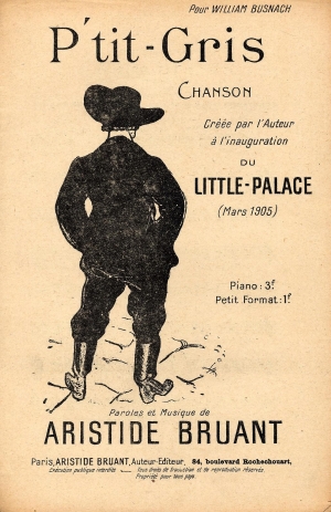 Le p’tit gris – Théophile Steinlen Tablo