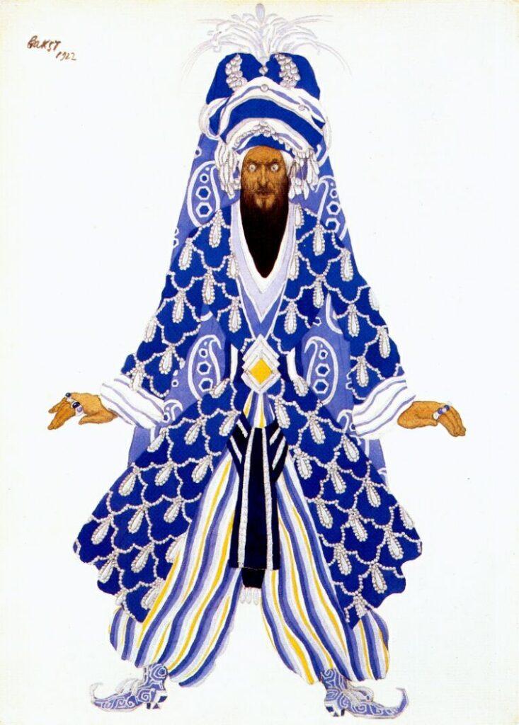 Le sultan vindicatif (1922) - Léon Bakst Tablo