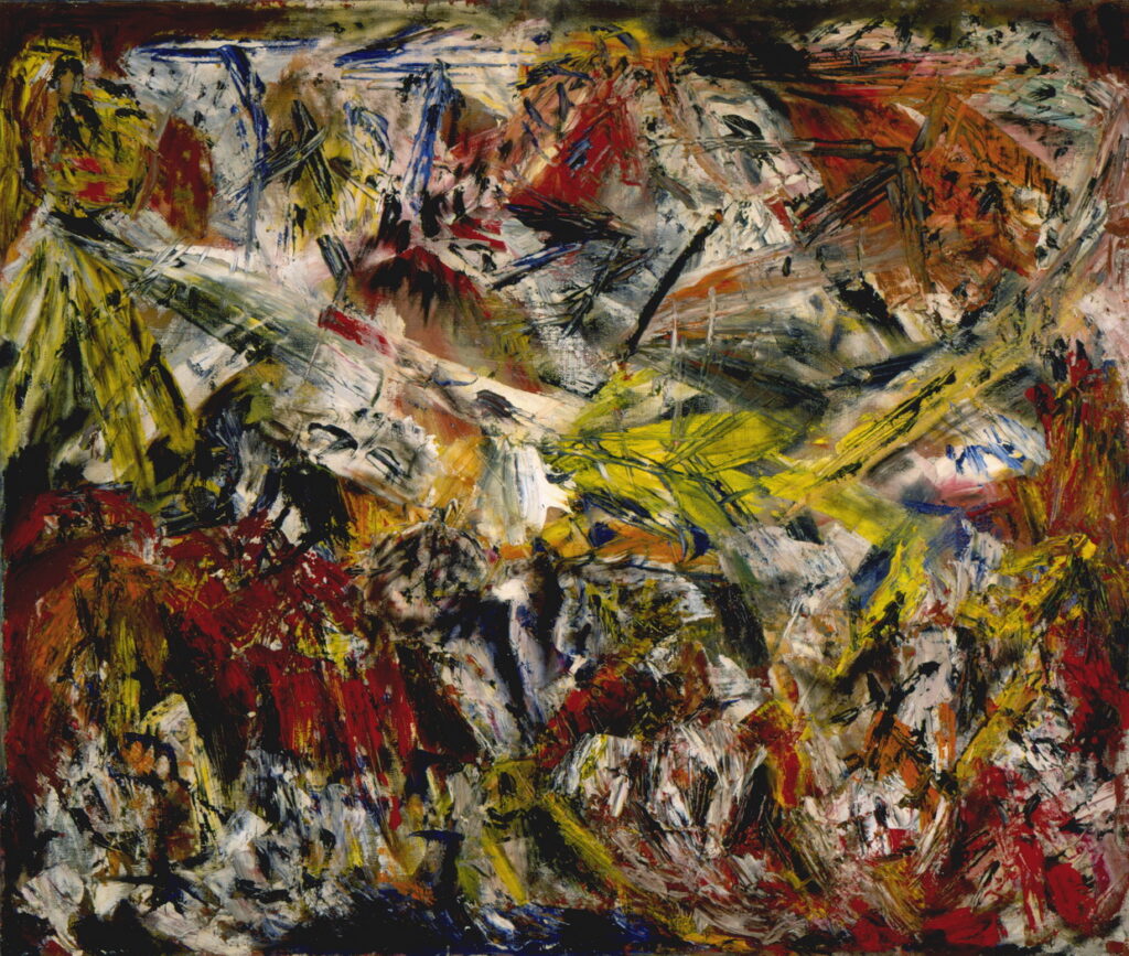 Le tumulte à la mâchoire crispée (1946) - Marcel Barbeau Tablo