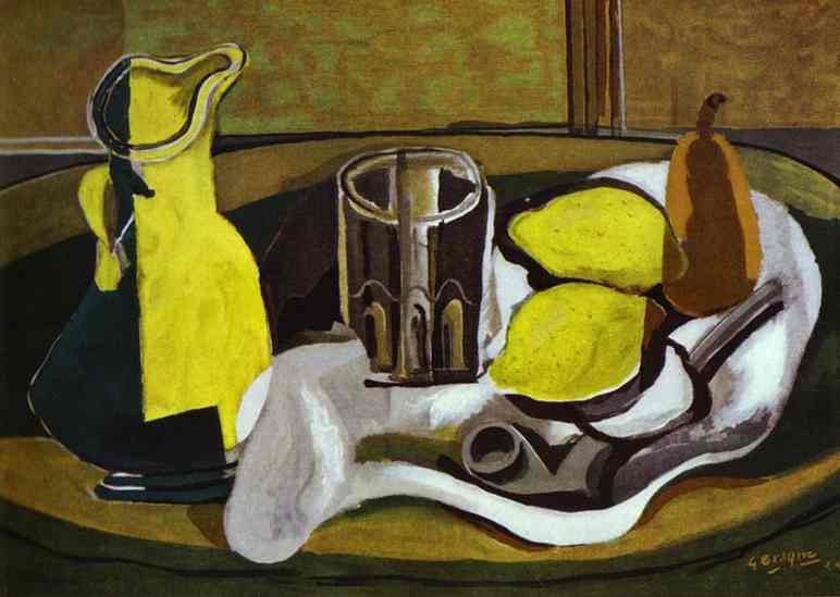 Lemons (1929) - Georges Braque Tablo